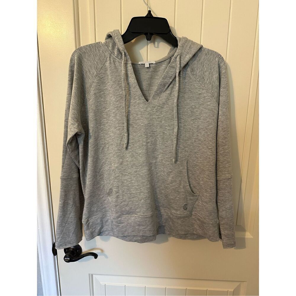 NWOT Calme Johnny Was Easy Gray Pullover Women’s Hoodie Sweater Size XS